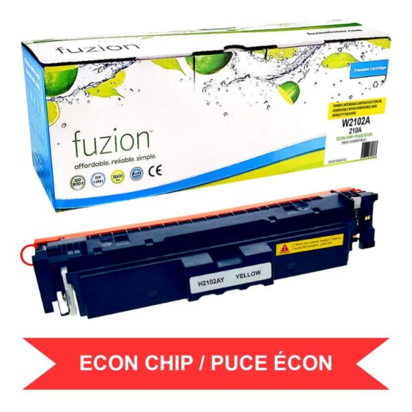 HP W2102A (210A) Compatible Toner w/ ECON Chip - Yellow