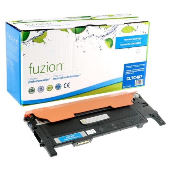 Samsung CLTC407S Remanufactured Toner - Cyan